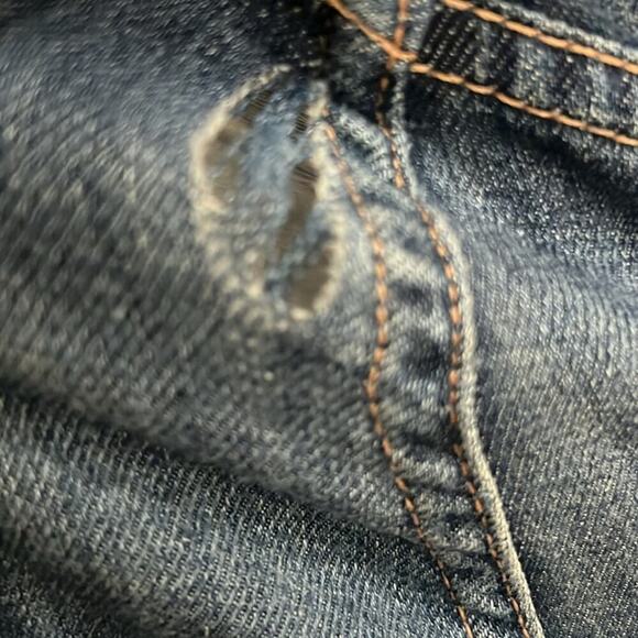 MOTHER THE LOOKER ANKLE SKINNY FRAY ALLEY CAT‎ JEANS SIZE 30 - Picture 8 of 10